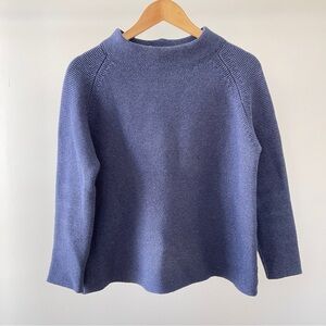 Kinross Blue Cowl Neck Sweater Size M